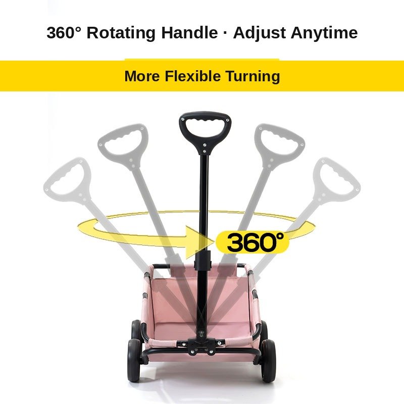 Dog Wagon Stroller 360 Degree Rotating Handle